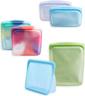 Stasher Premium Silicone Reusable Food Storage Bags 6-Pack - Tie Dye