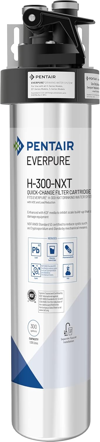 Pentair Everpure H-300-NXT Drinking Water System for Home Use