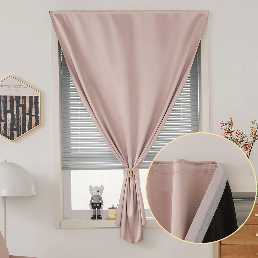 Blackout Thermal Curtains - Tender Pink - Jilron