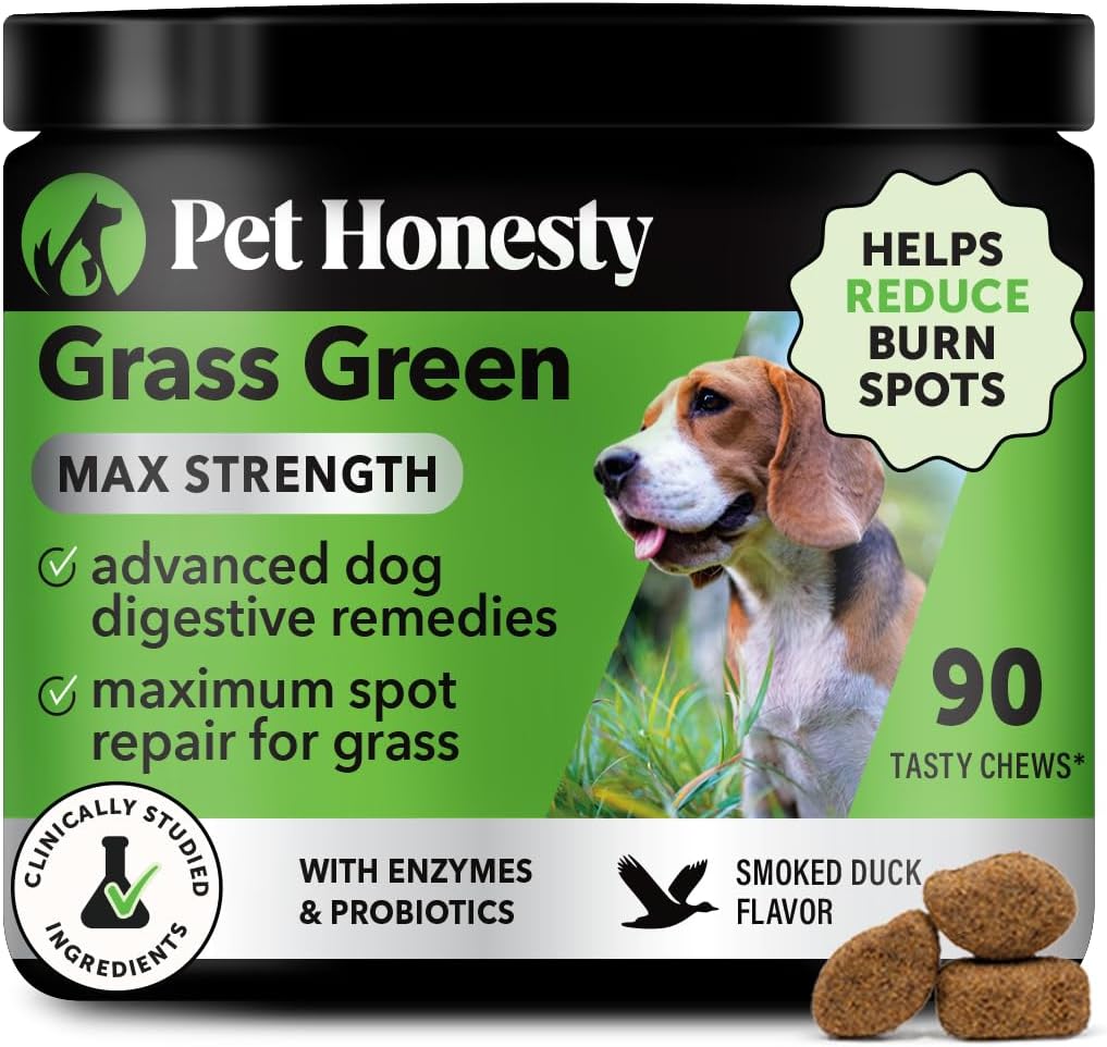 Grass Green Max Strength Chews for Dogs - Lawn Saver Supplement