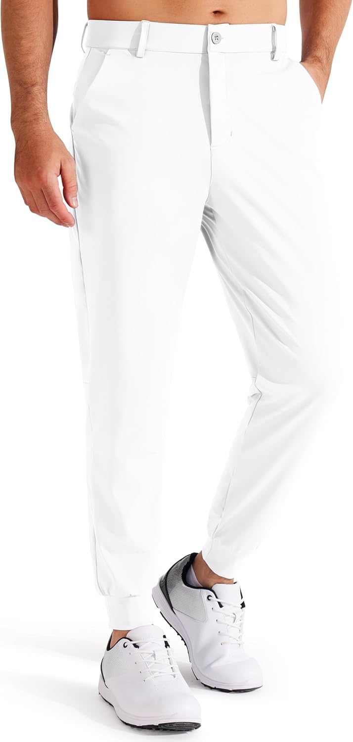 Libin Men's Golf Pants Joggers Lightweight Slim Fit Athletic Wear
