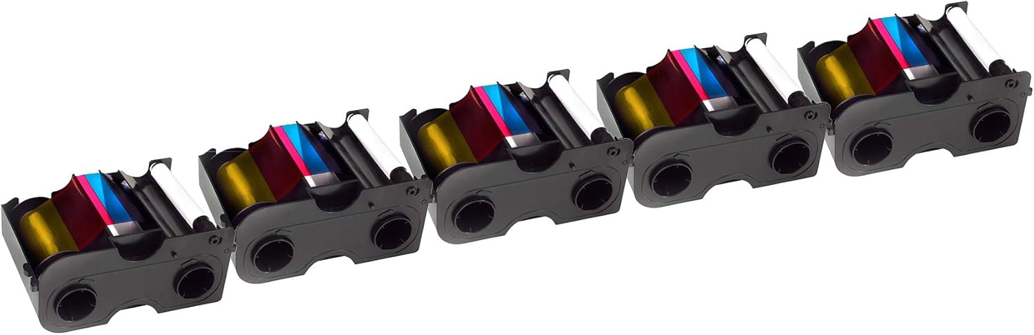Bodno 5 x Fargo 45000 Color Ribbon - High-Quality ID Printing