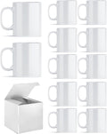 Sublimation Mugs 11 OZ Set of 12 - Thick Coating for Vivid Transfers