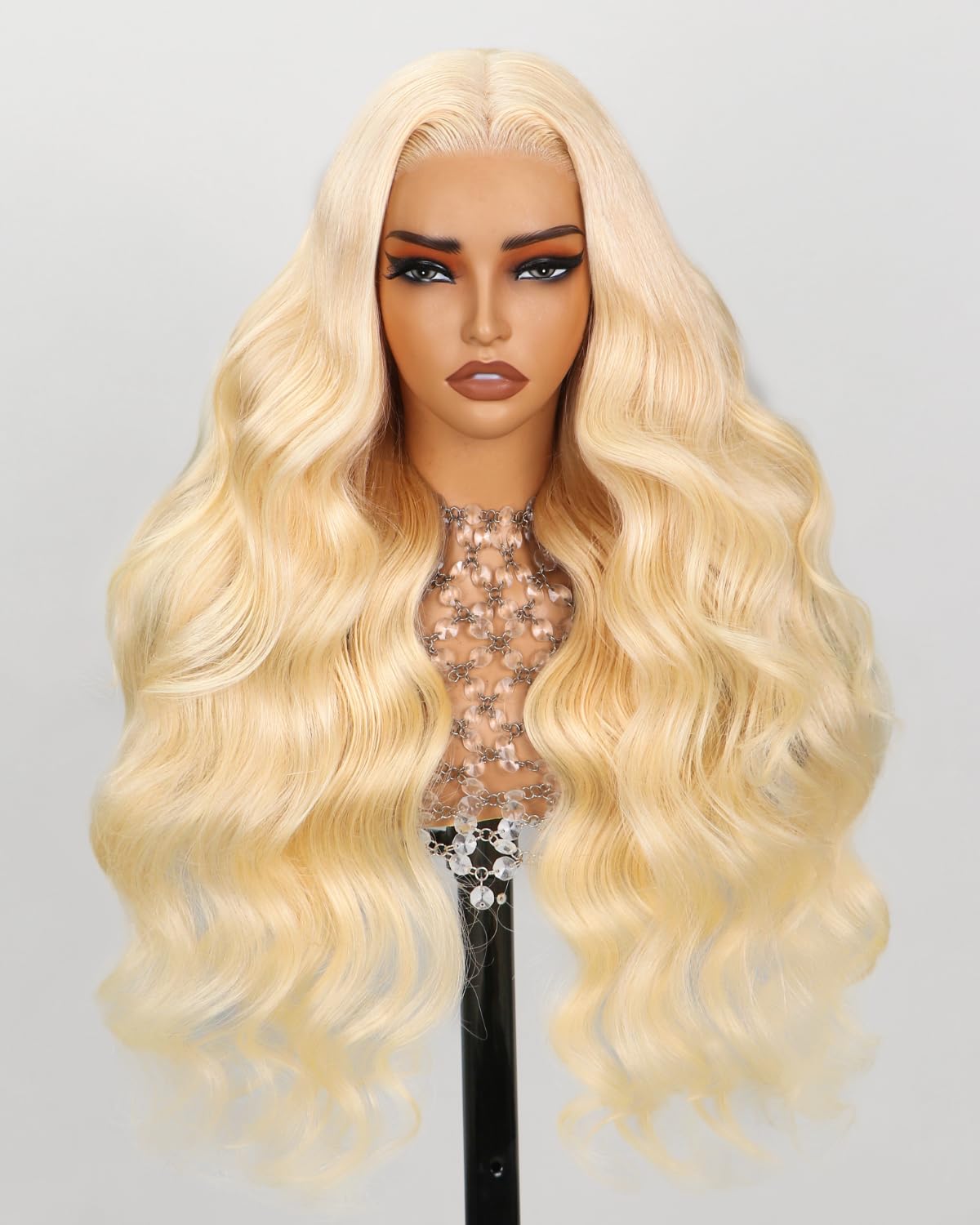 613 Lace Front Wig Human Hair 240% Density Body Wave Style