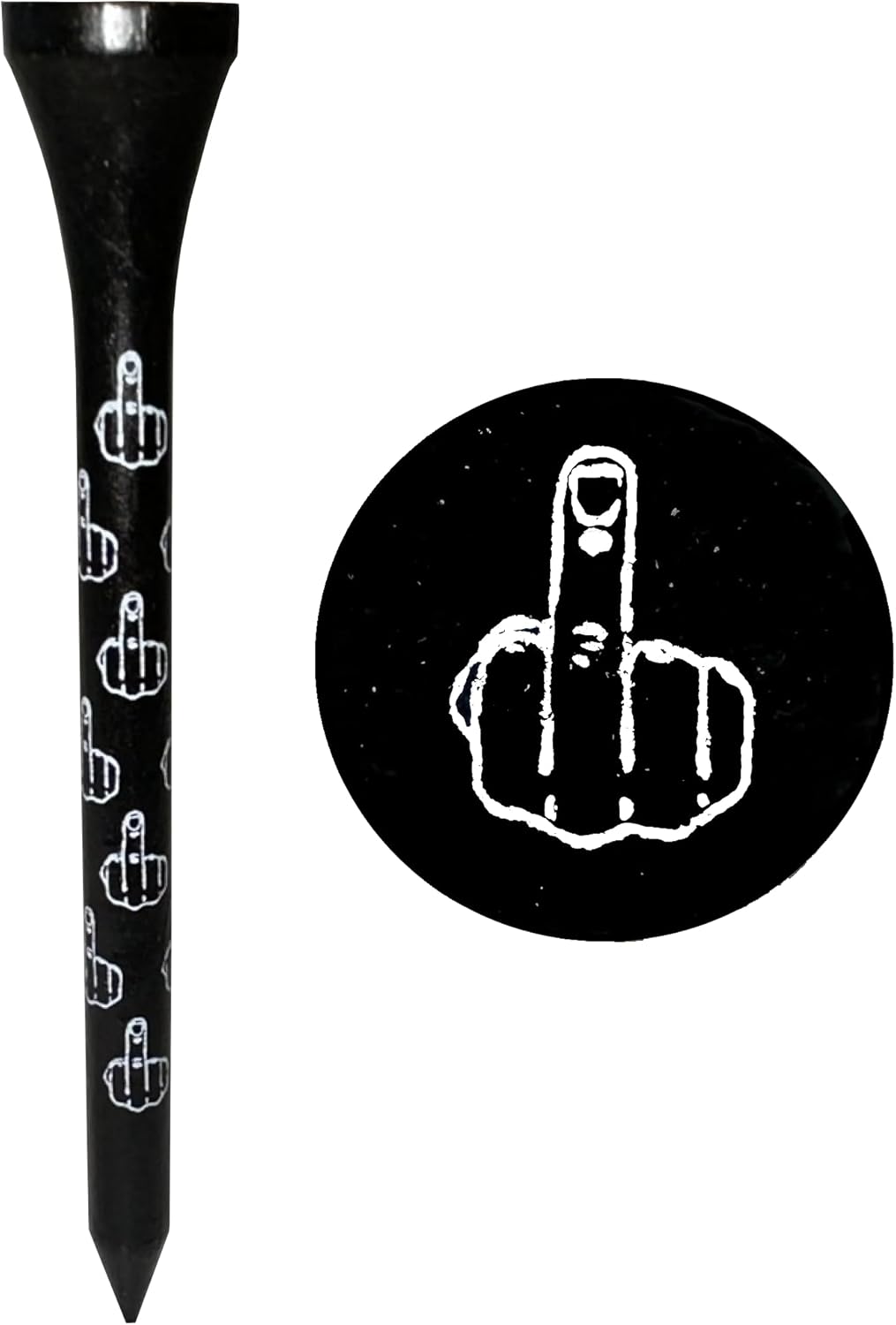 Professional Bamboo Golf Tees Set | Over 50 Tees | Colorful & Durable