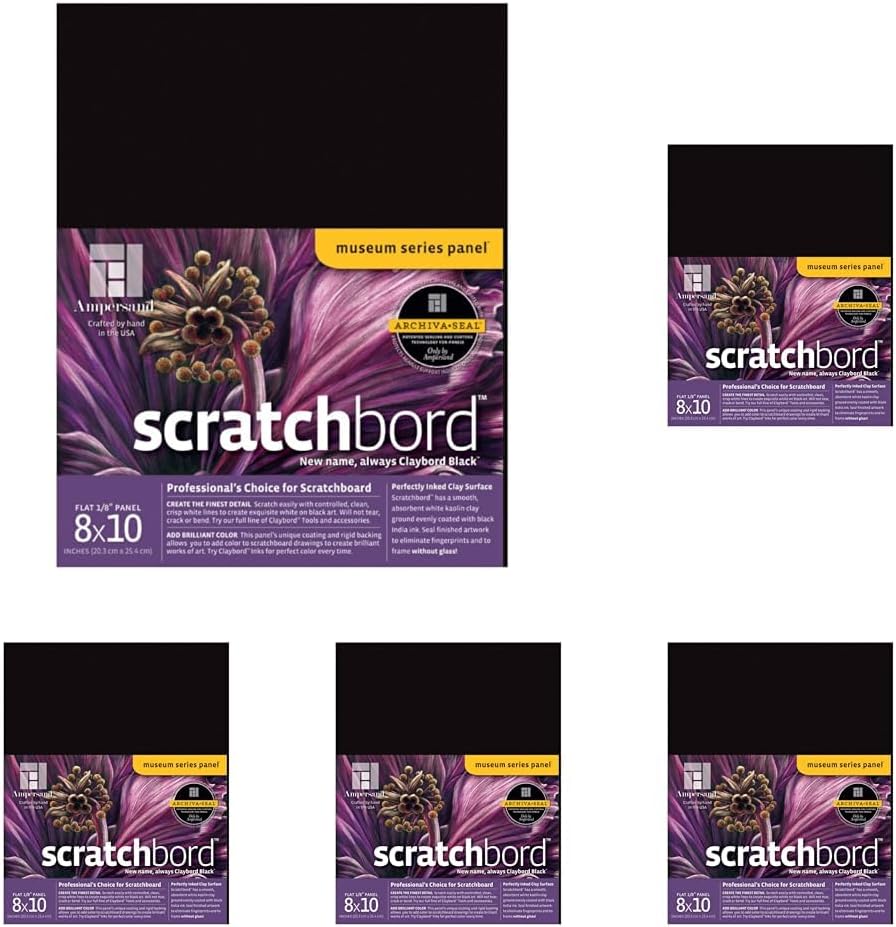 Museum Series Scratchbord Panels for Professional Scratch Art
