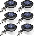 DBF Solar Gutter Lights Upgraded 9 LED Cool White - Deck and Fence