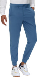 Men's Stretch Golf Joggers Pants with Belt Loops - Slim (Style SDFW)