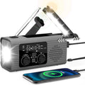 Emergency Radio 4000mAh Solar Hand Crank Weather Radio - Portable