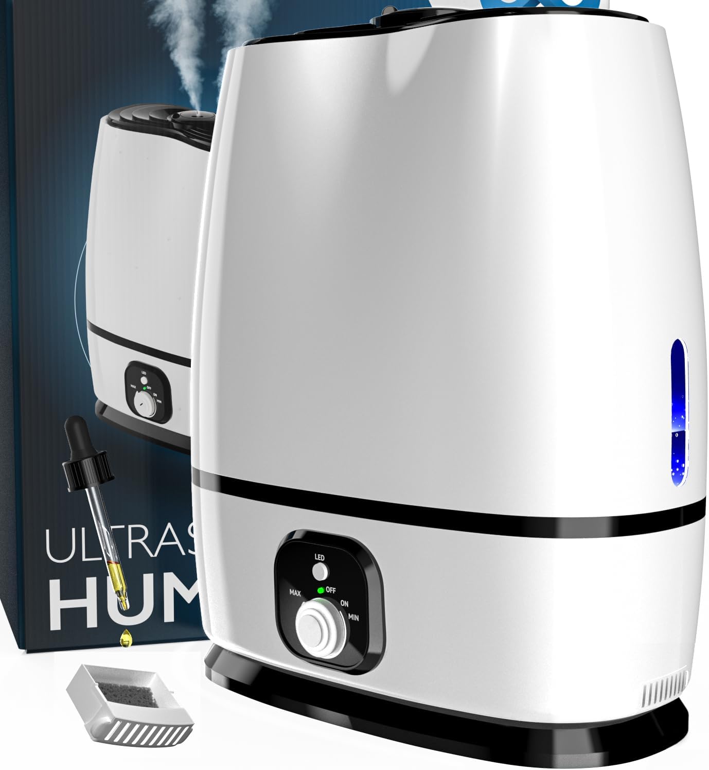 6L Cool Mist Humidifier - Quiet & Filter-Free