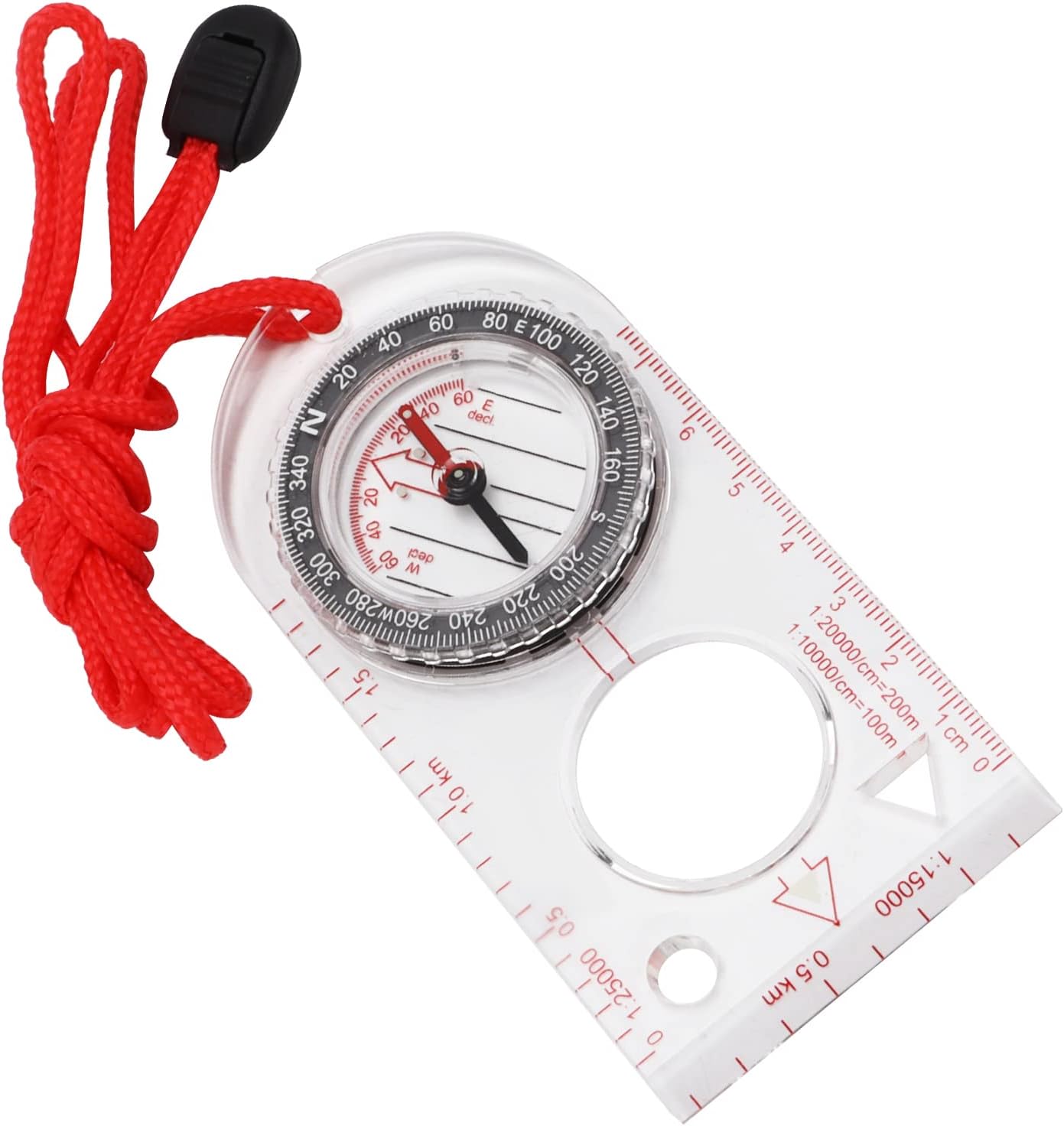 Portable Hiking Compass with Scale - Outdoor Essential