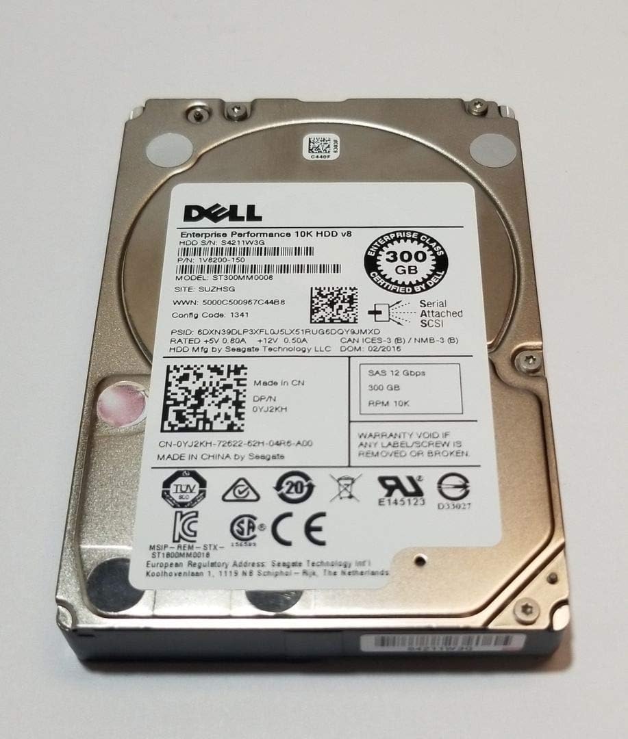 Seagate 300GB HDD 10K RPM 2.5in 12Gb/s SAS Hard Disk Drive
