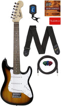 Fender Squier 3/4 Size Mini Strat Electric Guitar - Kids Bundle