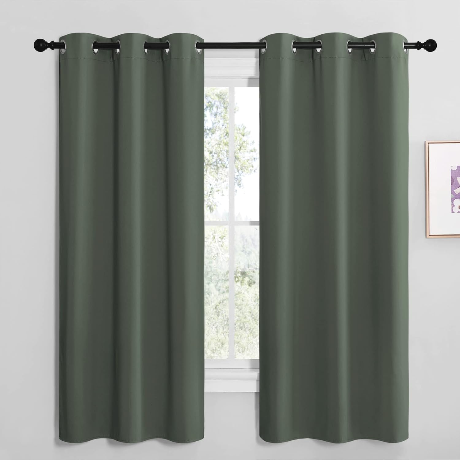 NICETOWN Blackout Curtain Panels for Dining Room, 42 by 68-Inch