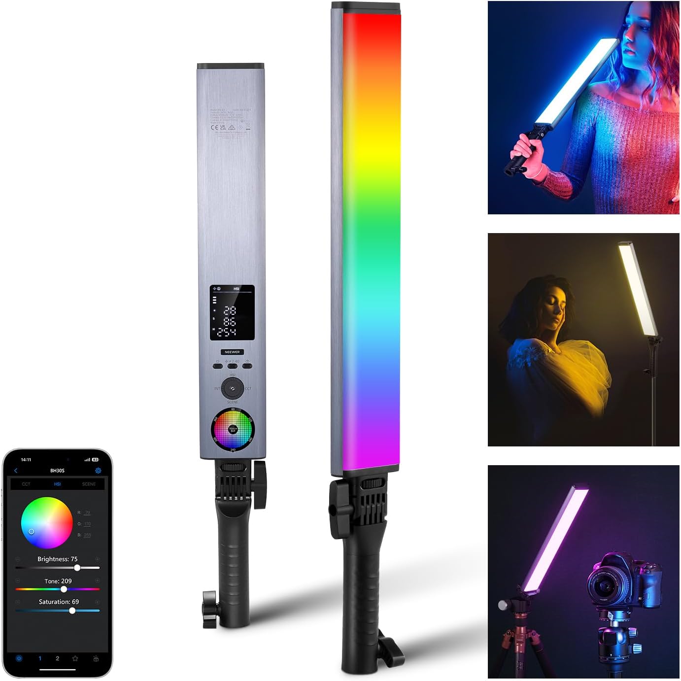 NEEWER RGB Light Wand for Stunning Photography and Video Lighting
