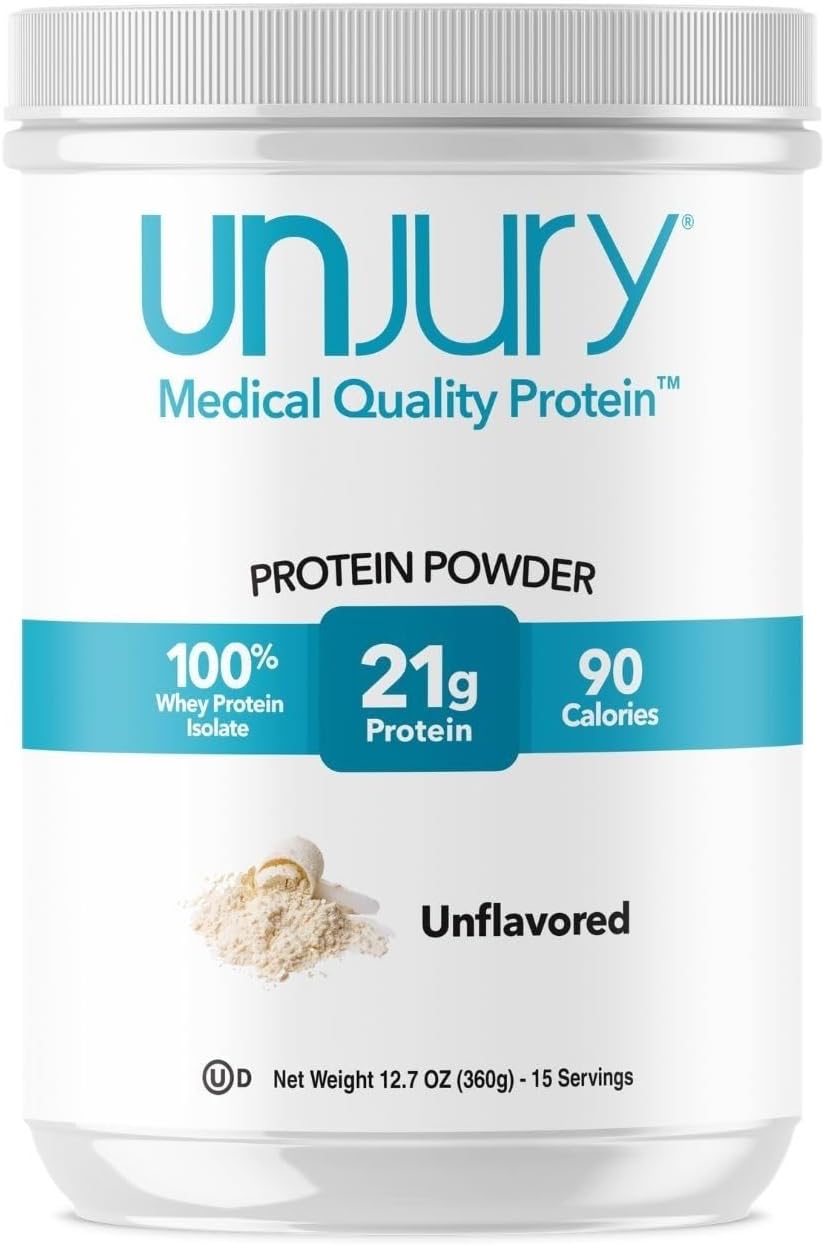 Unjury Unflavored Protein Powder - 21g Whey Isolate Protein