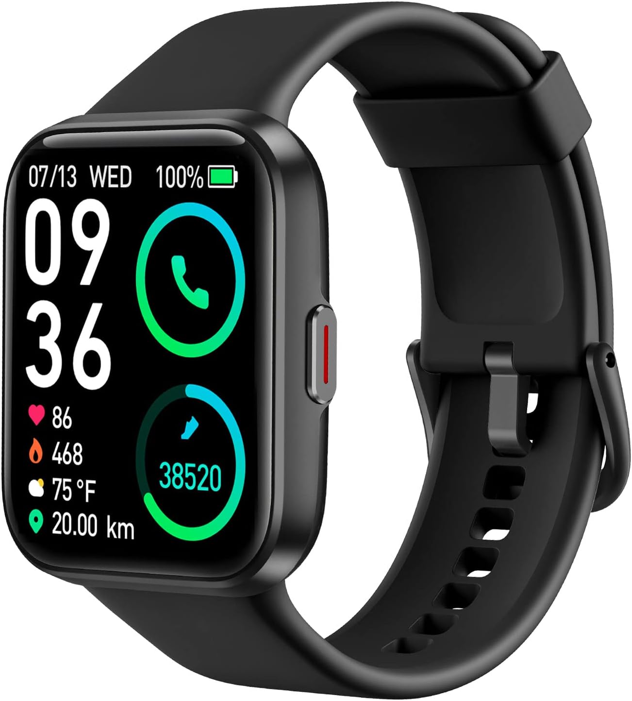 SKG V7 Pro Smartwatch: Alexa Built-in, Bluetooth Call, IP68 Waterproof