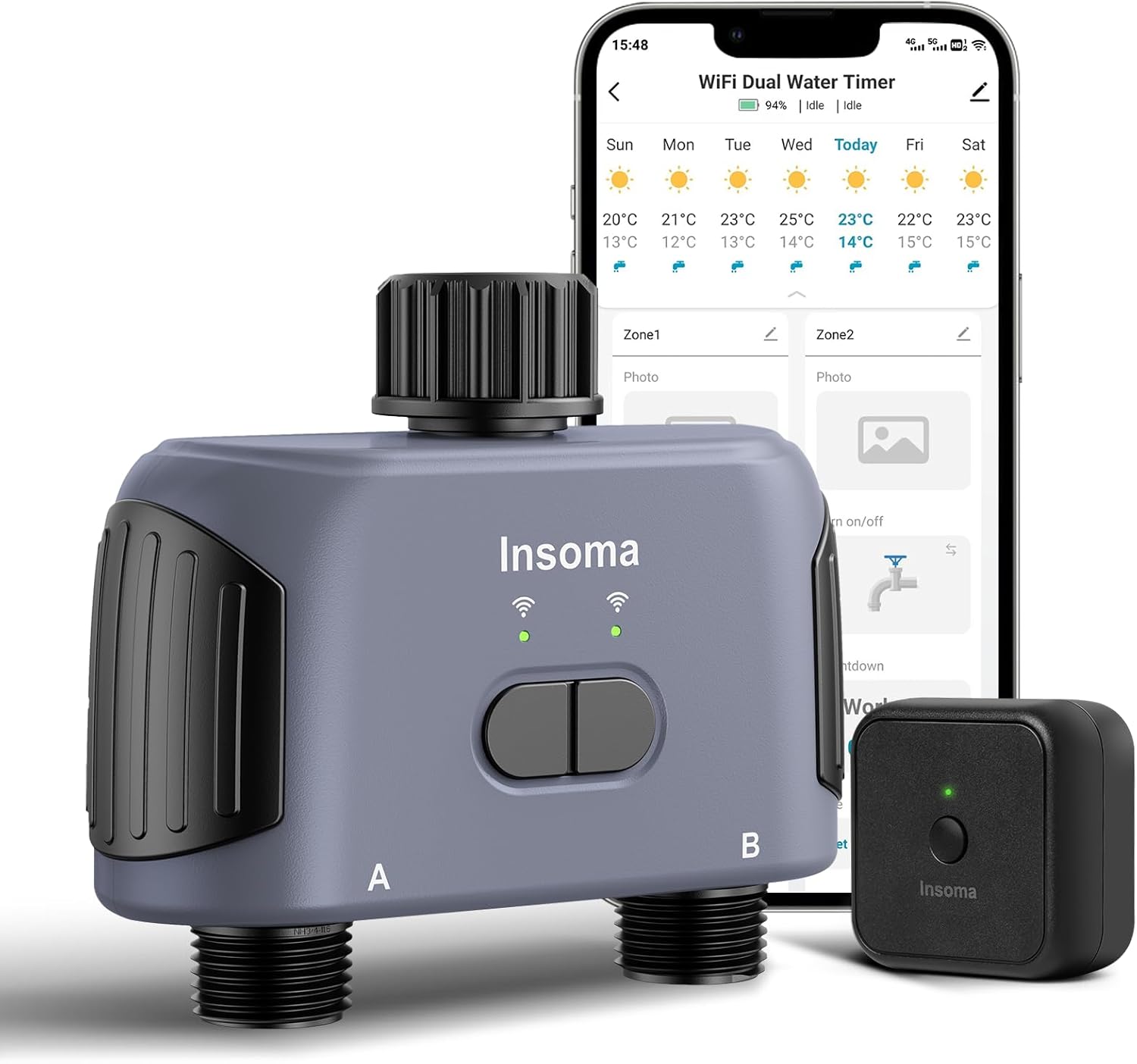 WiFi Water Timer for Garden Hose with Smart Control Features