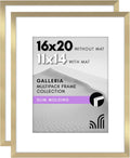 16x20 Picture Frame Set of 2 with Polished Plexiglass Finish