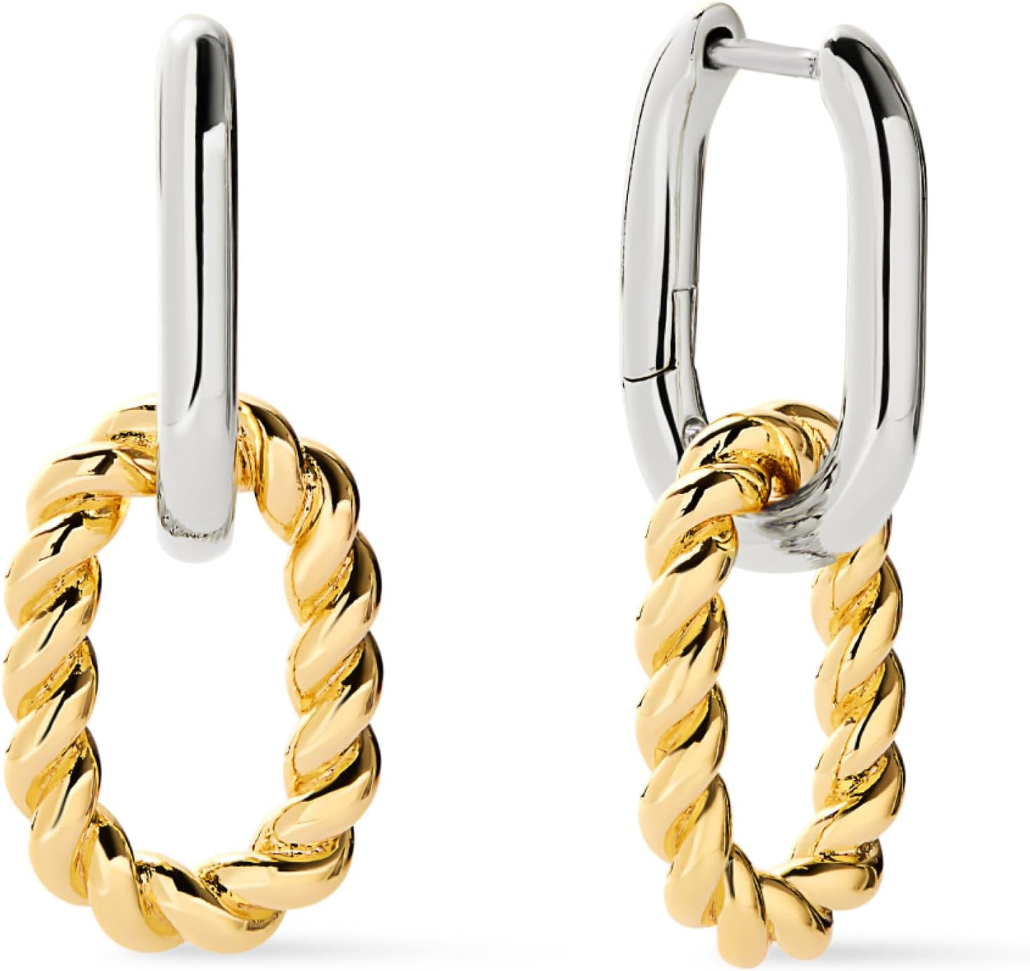 Ana Luisa Double Hoop Earrings - Trendy Gold Plated Jewelry