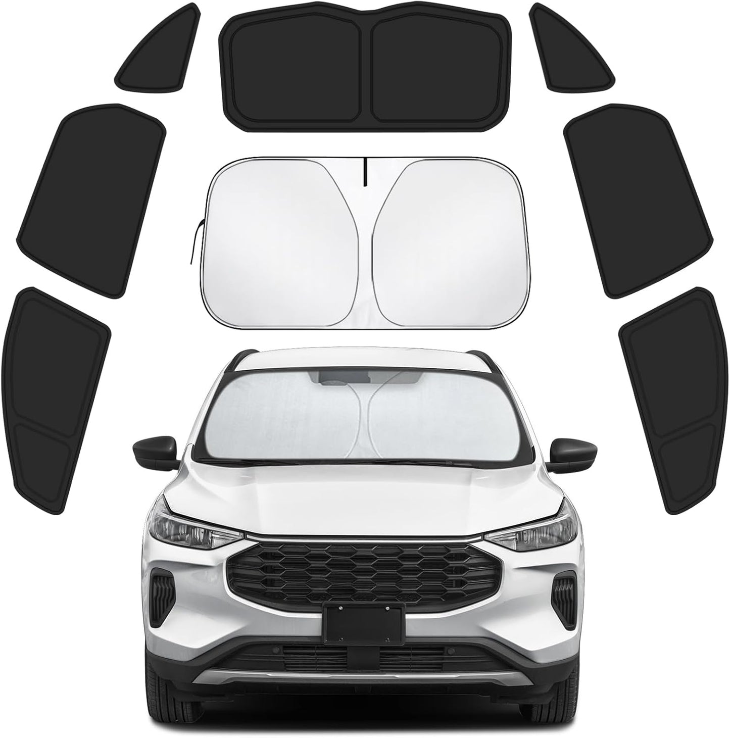 Car Window Shades for Ford Escape 2020-2025 - Full Set 8PCS
