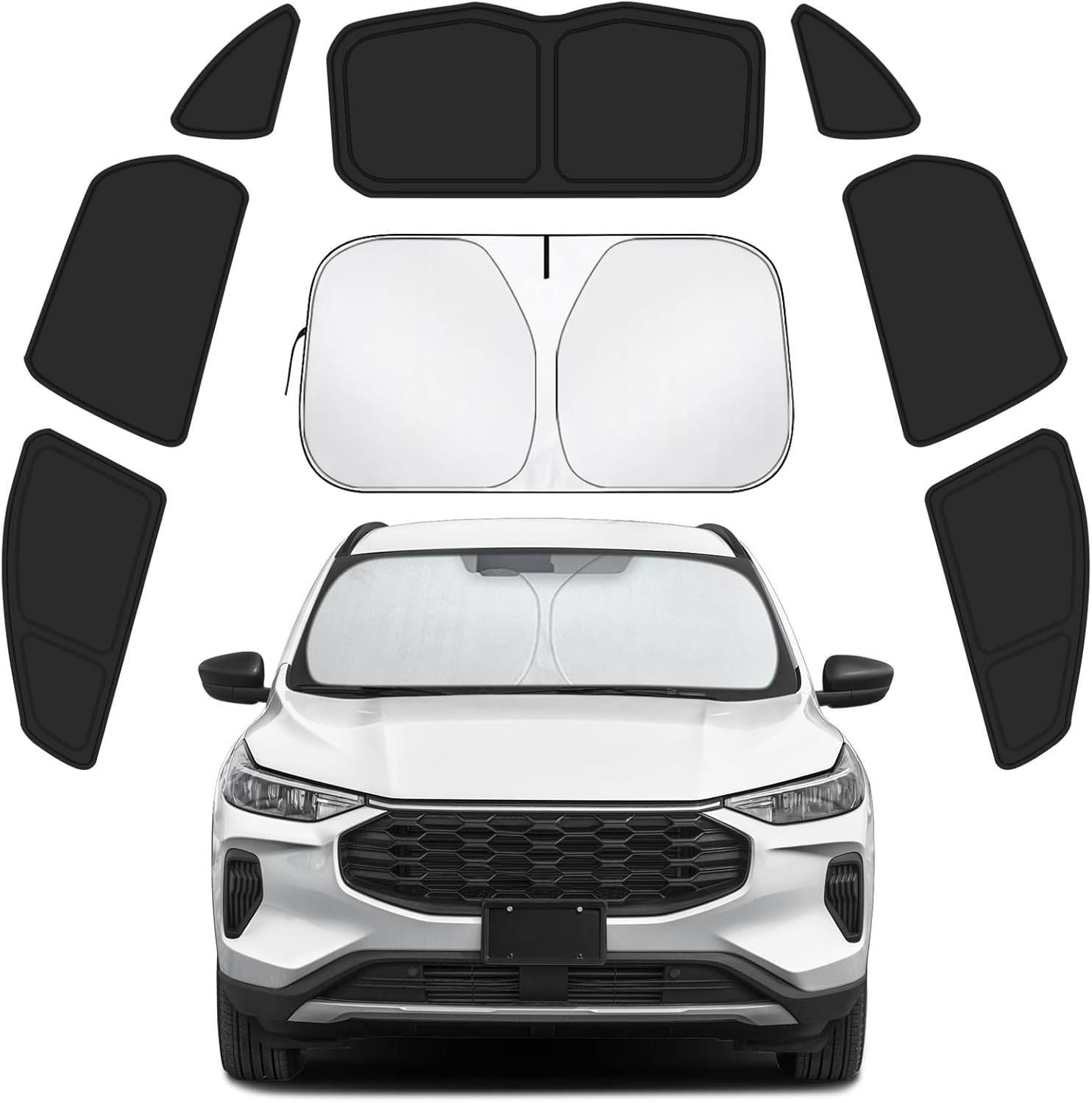 Car Window Shades for Ford Escape 2020-2025 - Full Set 8PCS