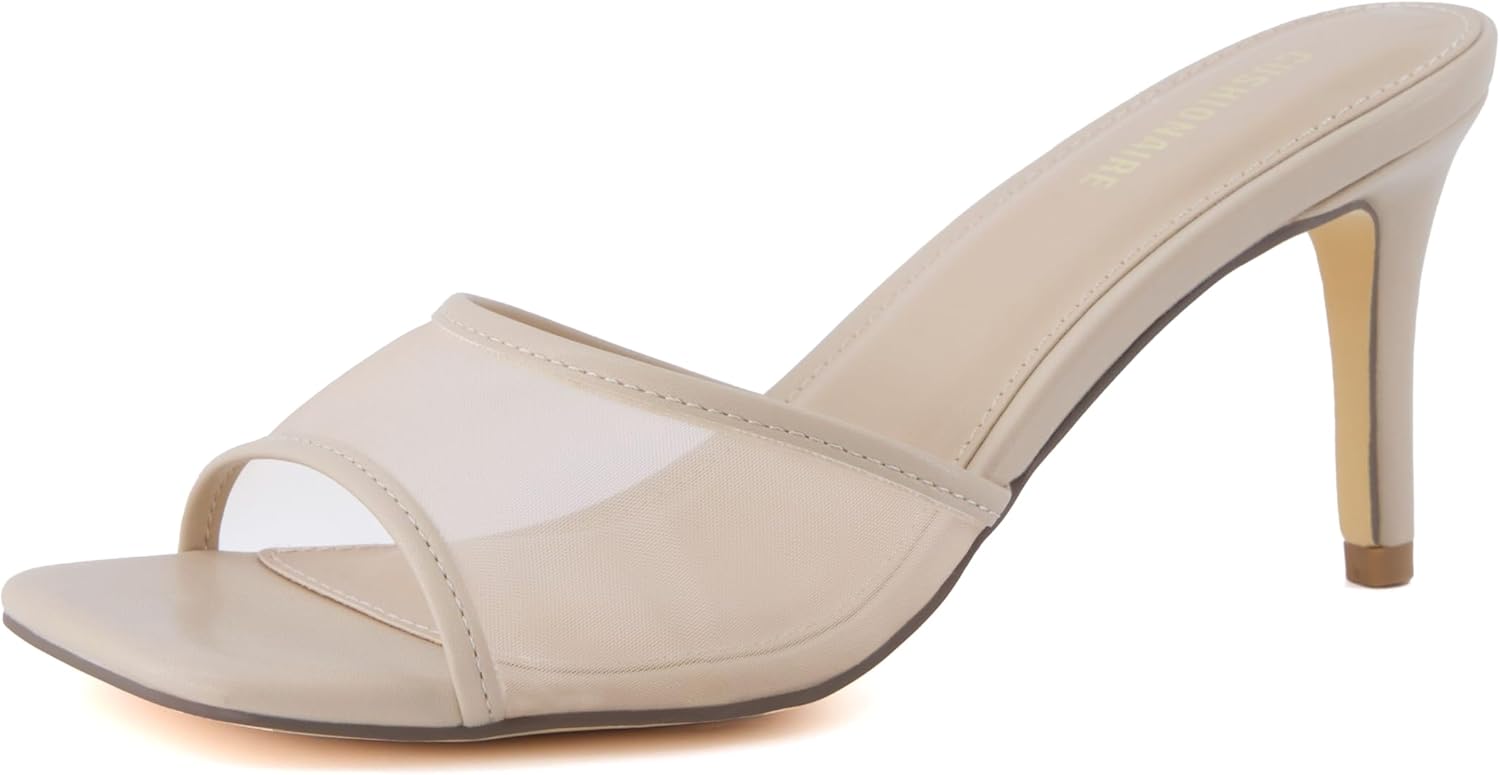 CUSHIONAIRE Women's Evie One Band Dress Sandal for Comfort