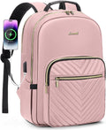 LOVEVOOK Laptop Backpack for Women with USB Port and Pockets