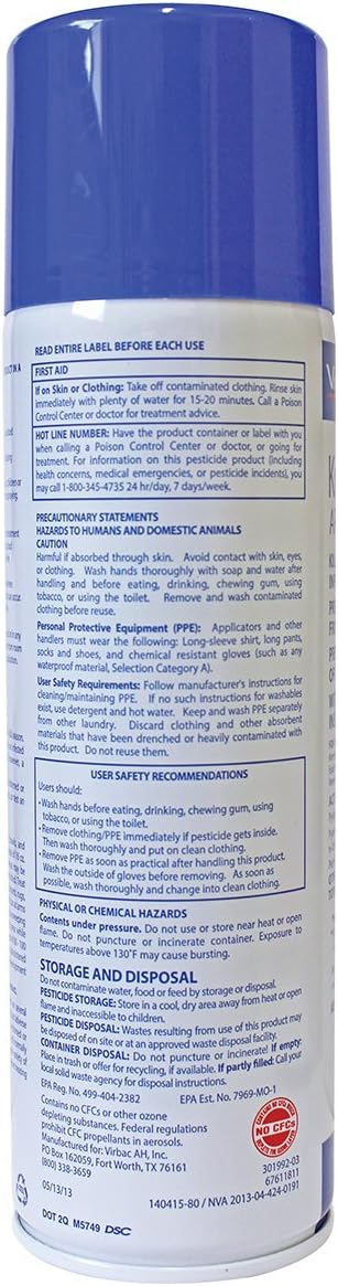 Virbac Knockout E.S. Area Treatment Carpet Spray for Fleas