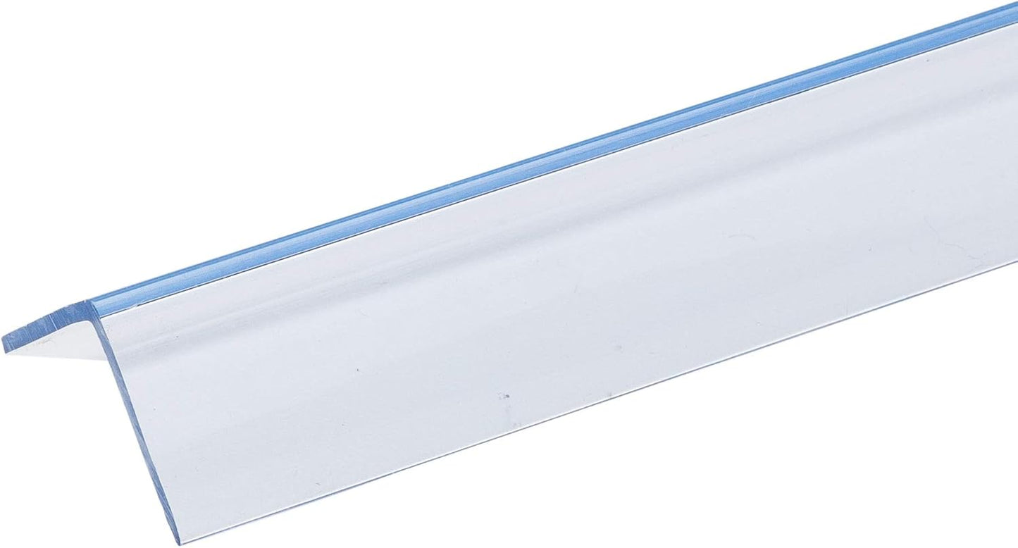 4 FT Clear Plastic Angle Corner Guard for Walls and Furniture