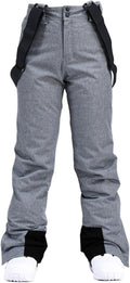 Women's Snow Ski Pants Insulated Waterproof Bibs - Warm Winter Ski