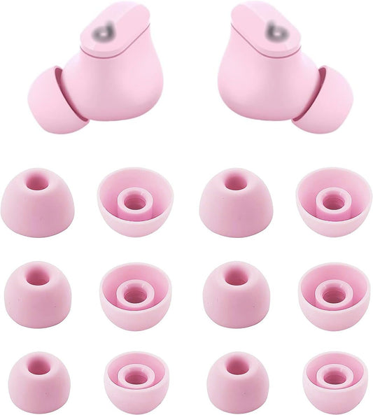6 Pairs Sunset Pink Ear Tips for Beats Studio Buds