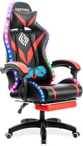 VANSPACE Gaming Chair: Massage, RGB Lights, Footrest