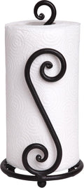 RTZEN Matte Black Paper Towel Holder for Kitchen or Bathroom