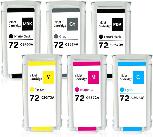 High Cap HP72 Ink Cartridge Upgrade for DesignJet Printers