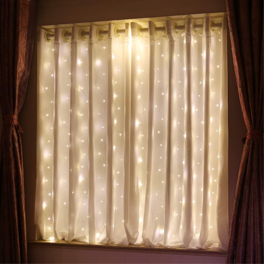 3.3x5Ft Fairy Light Set for Small Windows by HXWEIYE