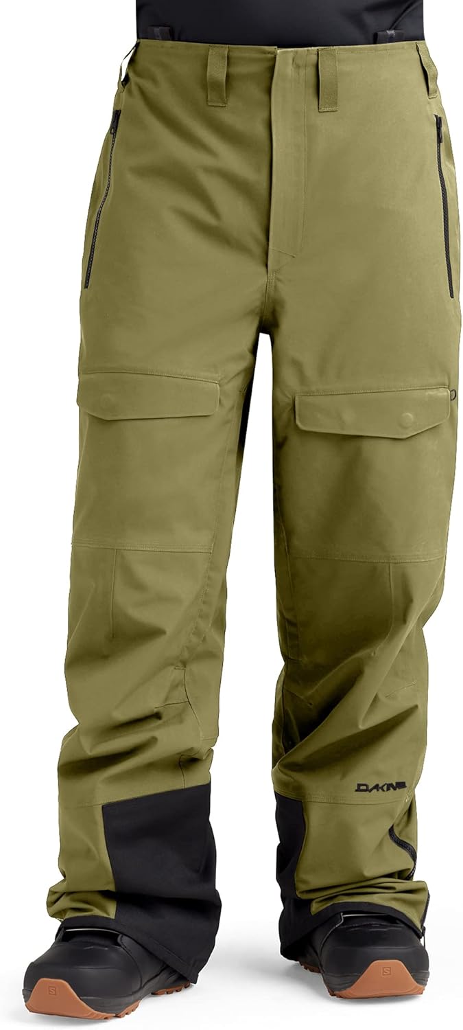 Dakine Waterproof Ski/Snowboard Pants, Earth Green, Medium - Stay Dry on the Slopes!