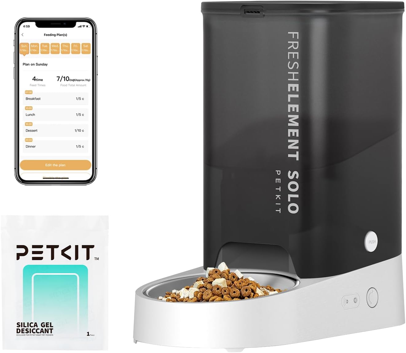 PETKIT Automatic Cat Feeder with Smart App Control and Alerts