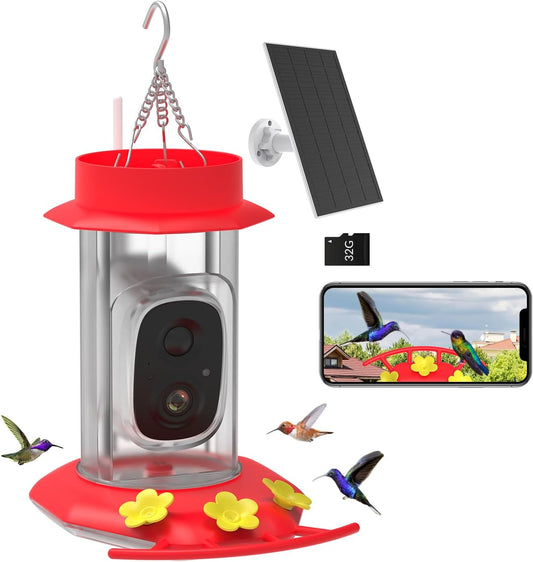 HD Camera Hummingbird Feeder for Bird Lovers