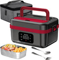 Cordless Electric Heated Lunch Box 1L - Rechargeable Hot Meals