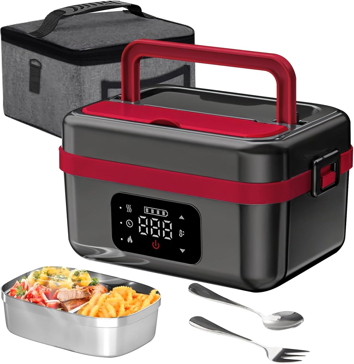 Cordless Electric Heated Lunch Box for Hot Meals Anywhere