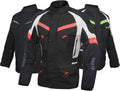 ACG TAHOE-J106 Motorcycle Adv Jacket (Black/Red) - Waterproof