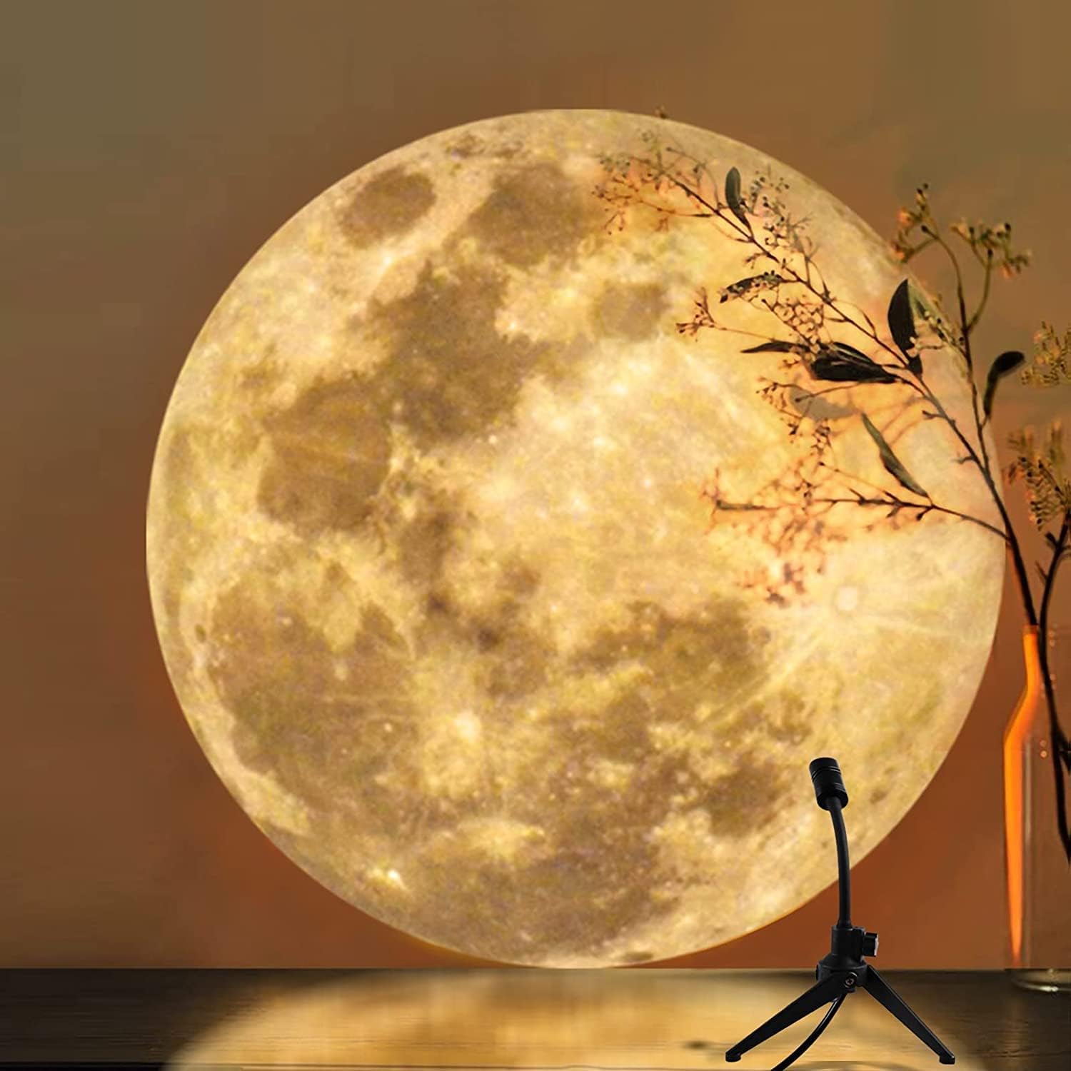 360 Rotatable Moon Lamp Projector - Romantic Bedroom Ambiance