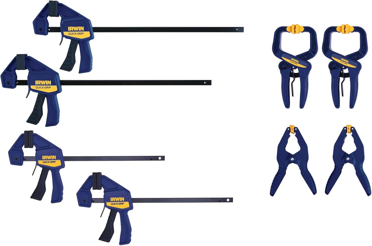 IRWIN QUICK-GRIP Clamps for Woodworking, 8 Piece Set Review