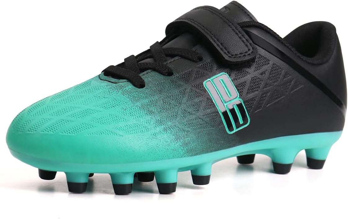 brooman Kids Firm Ground Soccer Cleats for Boys and Girls