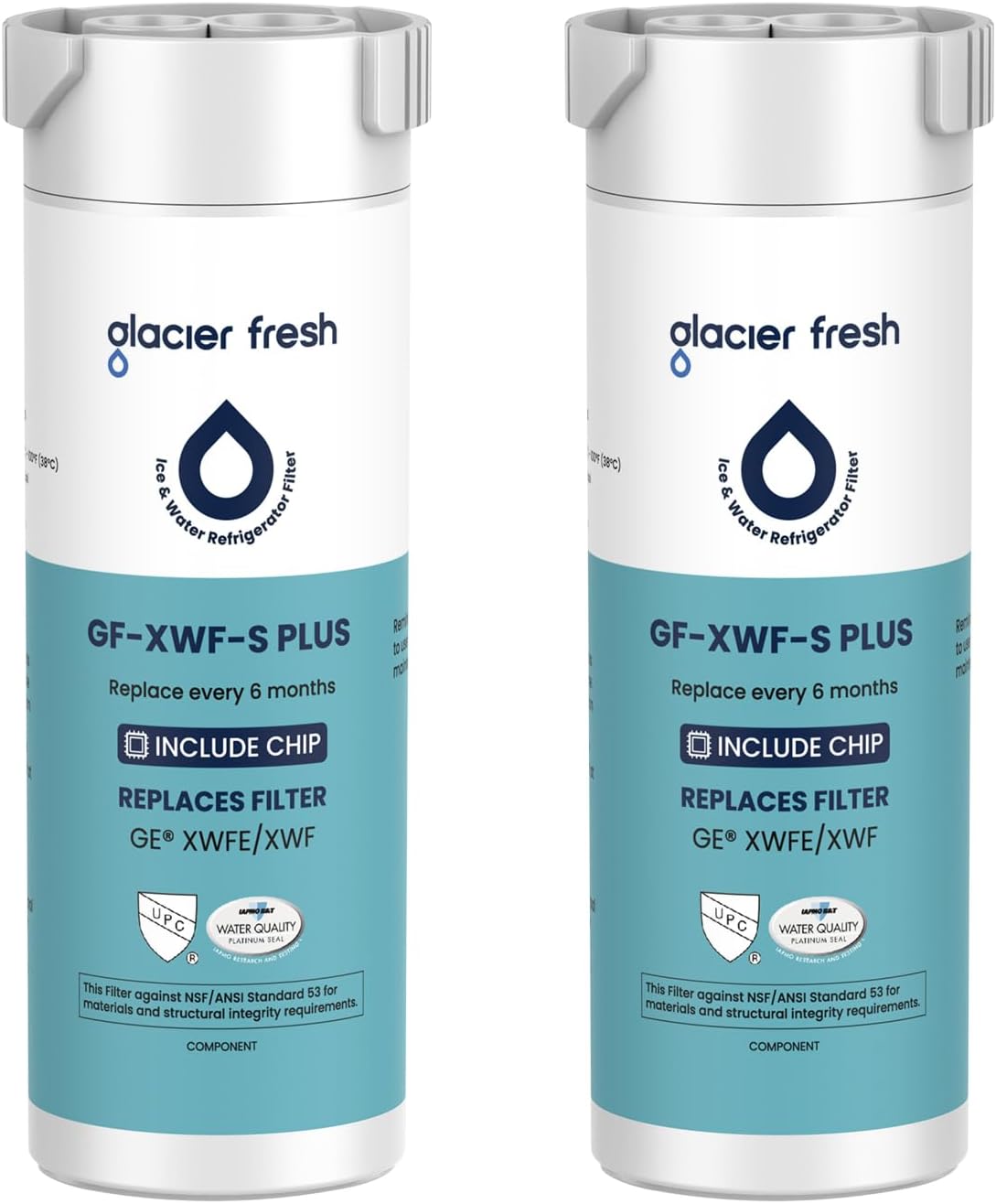 GLACIER FRESH Water Filter Replacement for GE XWFE Models