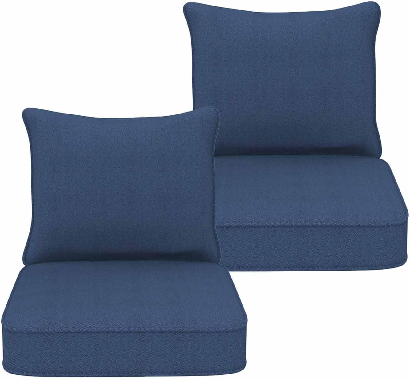 Goodgoods 24x24 inch Outdoor Deep Seat Patio Cushions Set