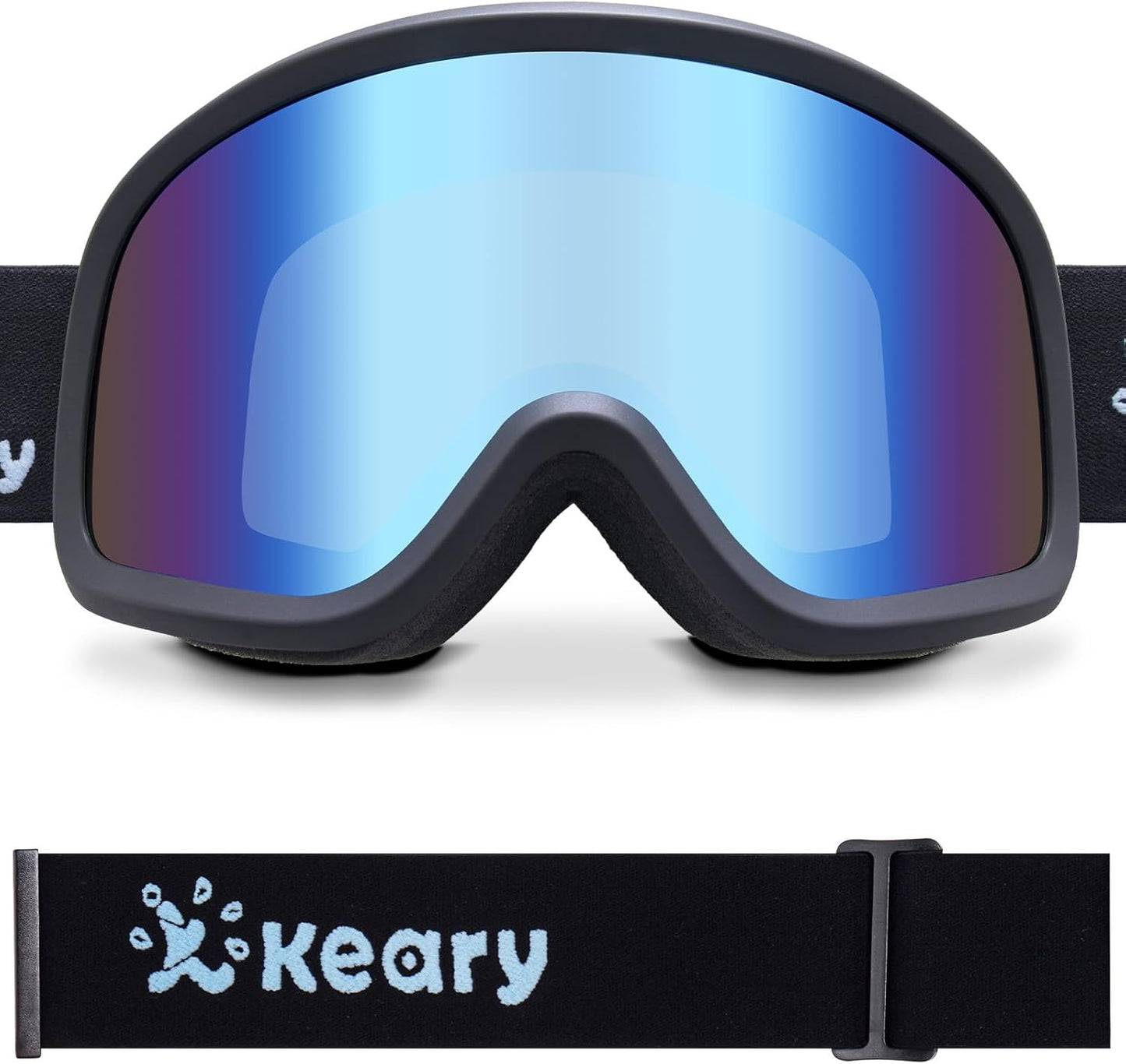 Keary PRO Snow Goggles: 100% UV Protection
