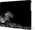 XVX Black Kanagawa Glass Mousepad 4.0 - Ultra-Smooth Hard Surface