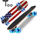 Colorful Flashing Wheels Skateboards for Beginners and Teens